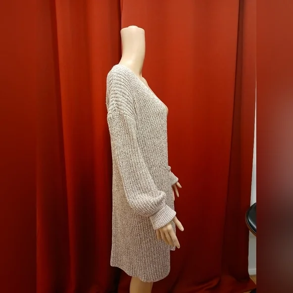 Time Tru Cardigan Sweater Lavender L (12-14) - Picture 7 of 7